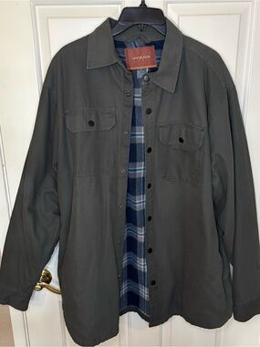 Men’s Jacket with Plaid Lining